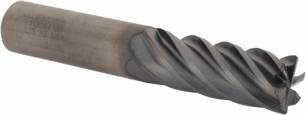 KENNAMETAL Kennametal 5351820 Corner Radius End Mill 1/2 in 6 Flute
