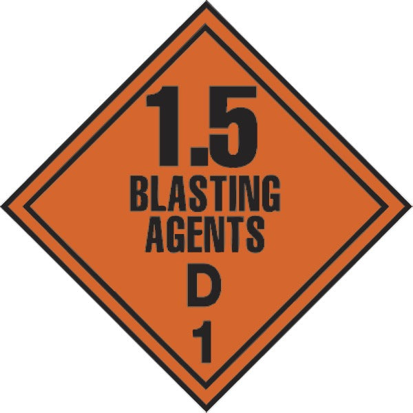ACCUFORMNMC Accuformnmc DL35P Vinyl Hazmat Placard 10.75x10.75 in