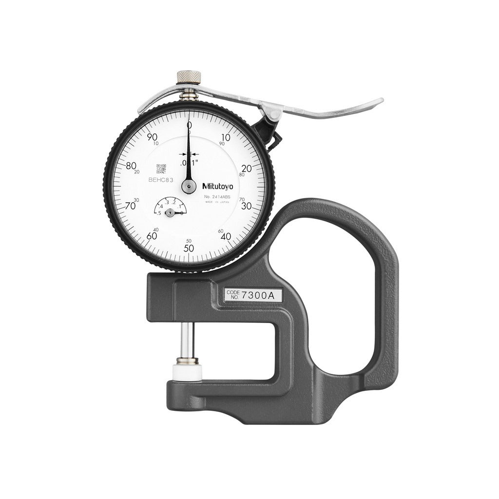 MITUTOYO Mitutoyo 7300A Dial Thickness Gage 0-0.5 in 0.001 Grad