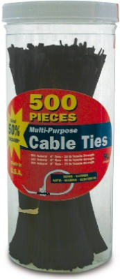 GARDNER BENDER Ecm Industries Llc 71111 Uv Resistant Cable Tie 500 Pack
