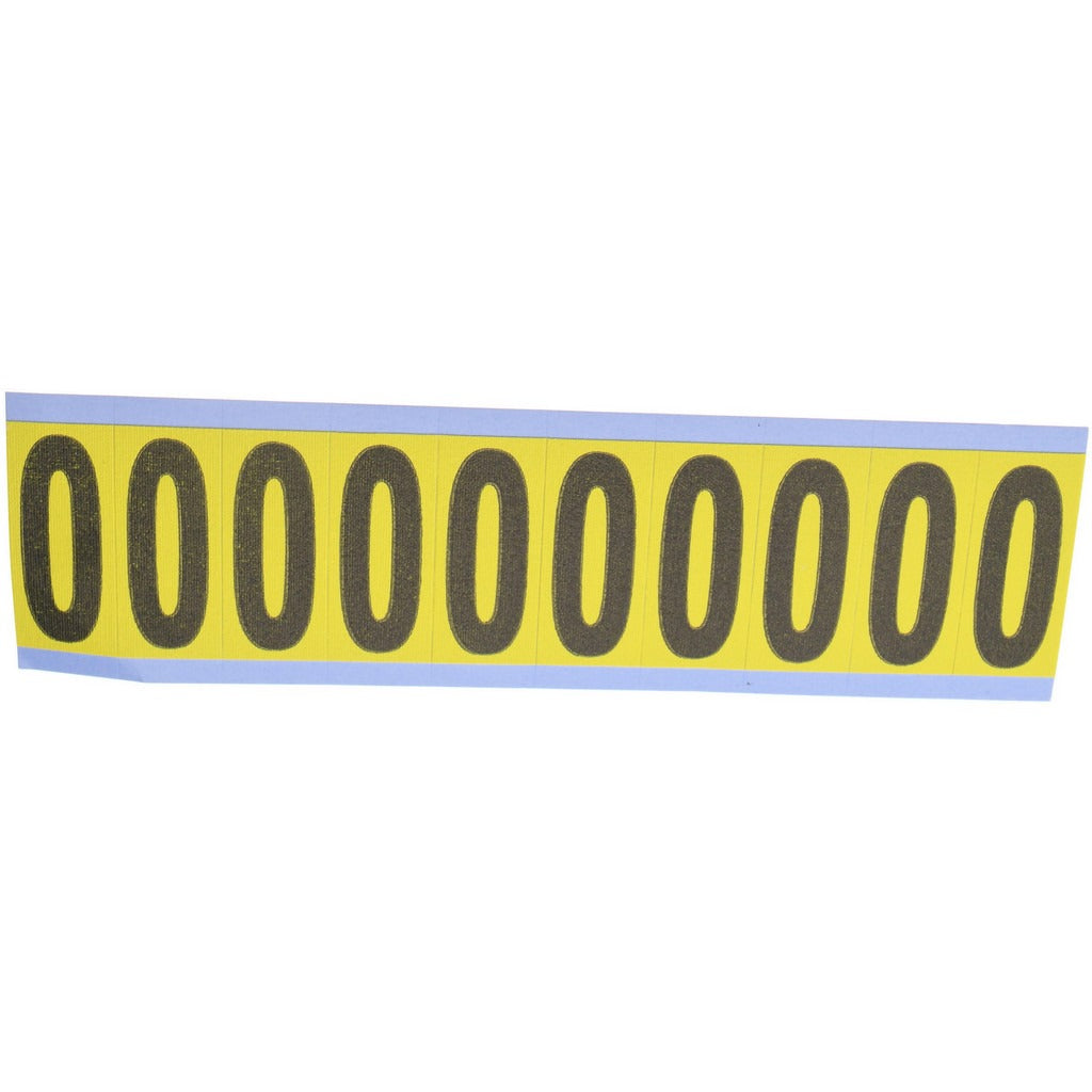 STRANCO Stranco SB5-0 Number Label 0 Inch Wide Vinyl