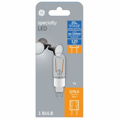 GE G E Lighting 93129031 T4 Led Bulb 2W GY8.6 3000K 4-pack