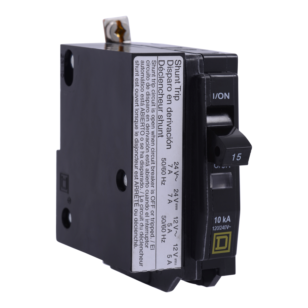 Square D QOB1201042 1-Pole 20 Amp 120/240 Volt Bolt-On Thermal Magnetic Miniature Circuit Breaker