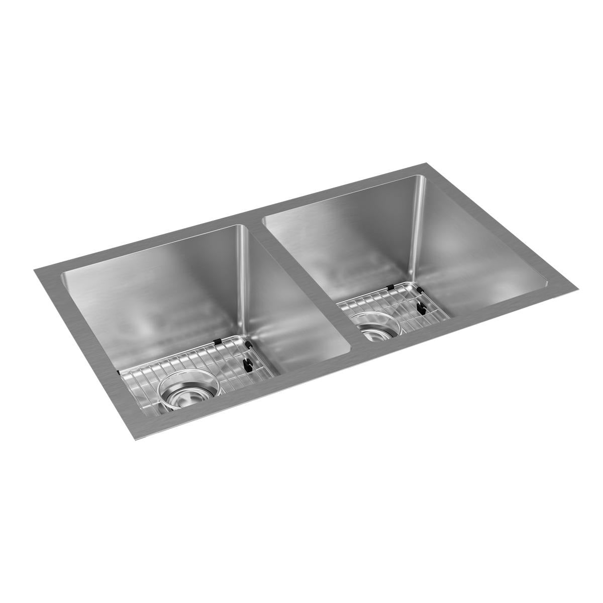 BSC PREFERRED Bsc Preferred EFRU311810TC Double Bowl Undermount Sink