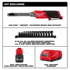 Milwaukee Tool 3050-21 Ratchet Box Extend Reach M12 Fuel Insider