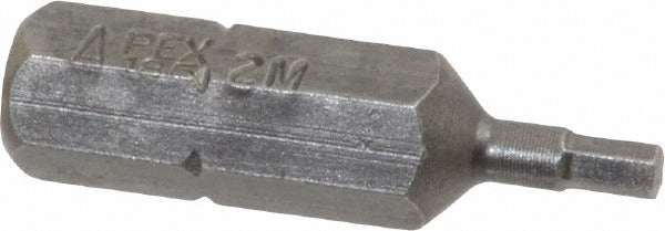 APEX Apex 185-2MM Hex Insert Bit 1/4 in Drive 1 in Oal M2.5