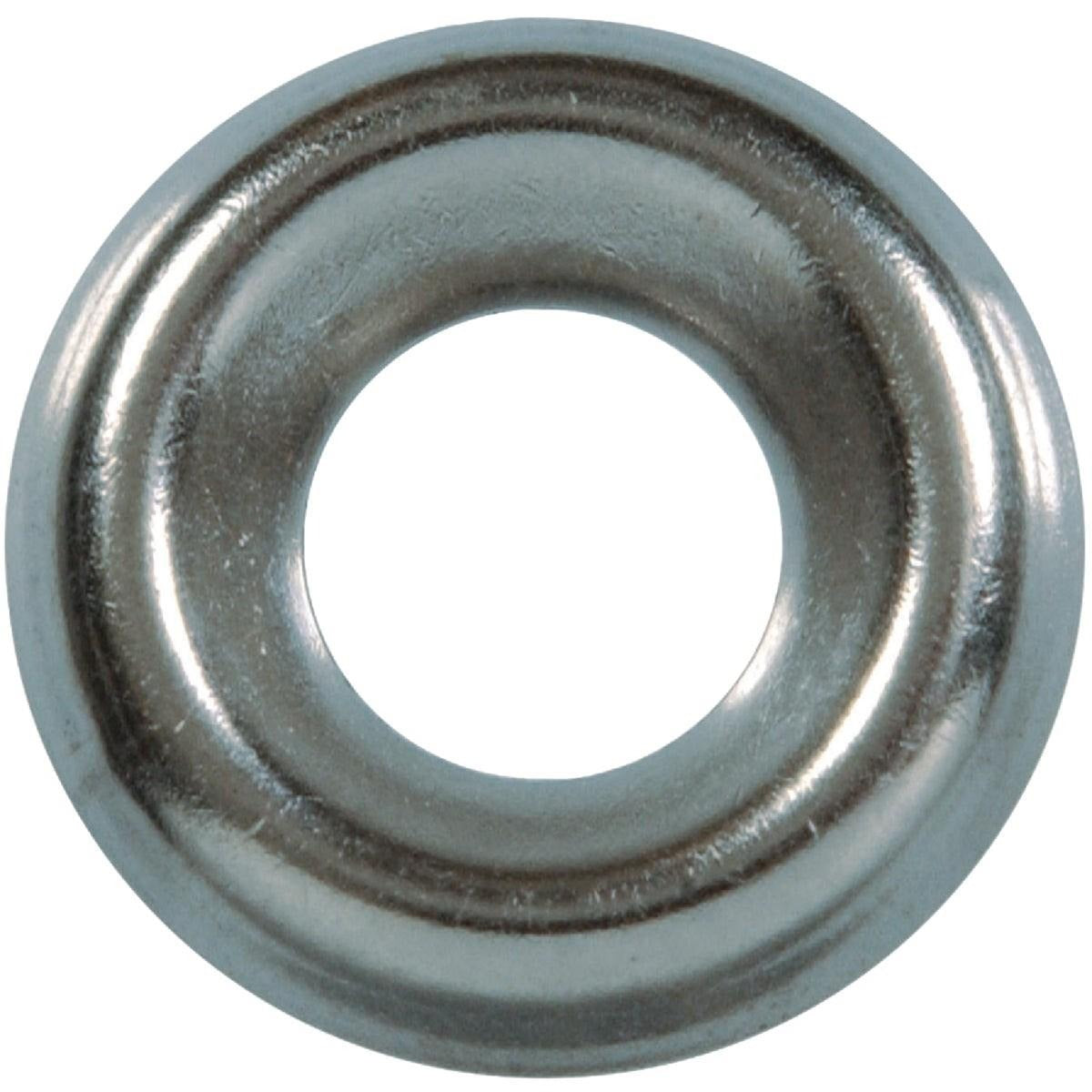 HILLMAN Hillman 6673 Steel Nickel Plated Finishing Washer #8 (10 Ct.)