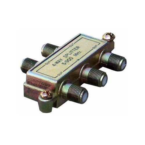 MORRIS PRODUCTS Morris Products 45052 4-Way Splitter With Ground Block (4-Channel)