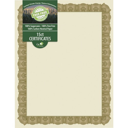 GEOGRAPHICS Geographics GEO49008 Tree Free Certificate Paper Pack of 15