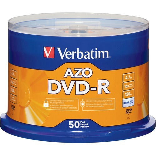 VERBATIM Verbatim VER95101 Dvd-r 4.7GB 16X Write-once 50 Pack