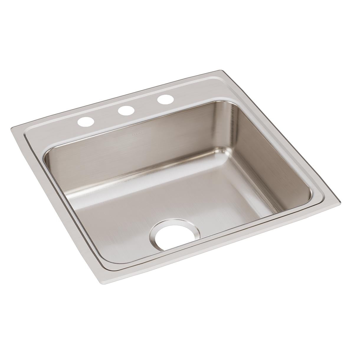 BSC PREFERRED Bsc Preferred LR22223 Drop-in Stainless Steel Sink 22x22