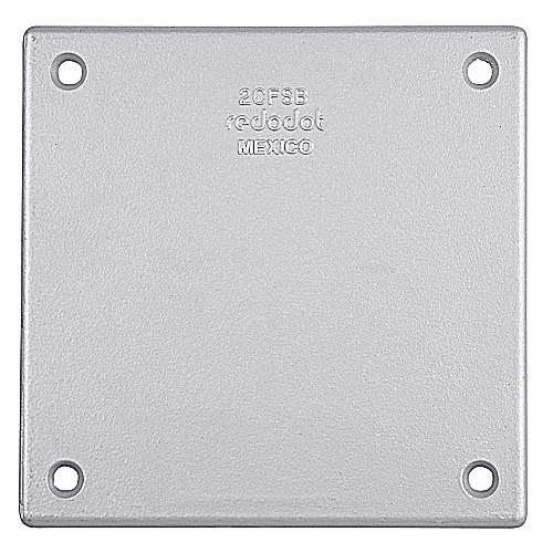 ABB 2CFSB RD 2CFSB 2 Gang Blank Cover-Box Mount