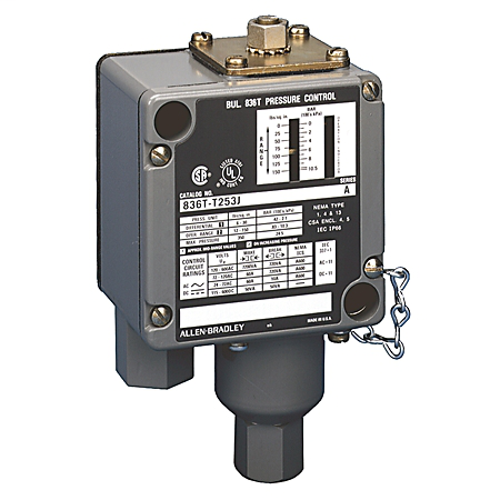 Allen-Bradley 836T-T352J Pressure Control T Style Pressure Control