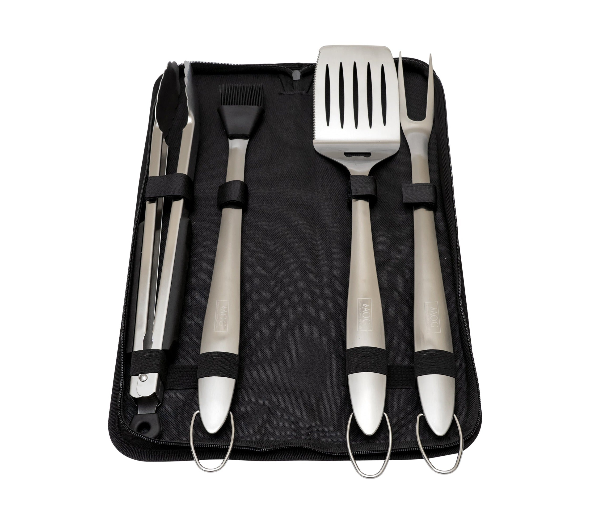 AMERICAN OUTDOOR GRILLS American Outdoor Grills TK-1 AOG Four-Piece Tool Set (4-Piece)