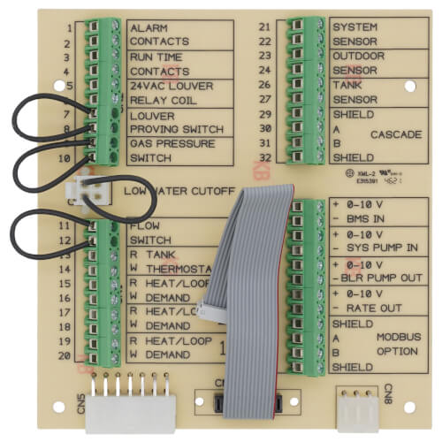 Lochinvar 100208459 Low Voltage Connection Board Power 1W Replacement RLY20062