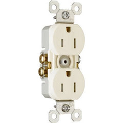 TRUE VALUE 3232TRLACC14 Pass & Seymour - Legrand 15A Light Almond Tamper-Resistant Receptacle