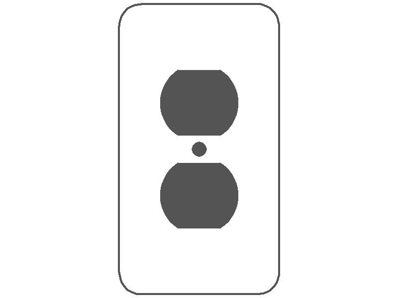 MULBERRY METAL PRODUCTS Mulberry Metal Products 75101 1-Gang Duplex Princess Wallplate (5 in x 2.75 in)