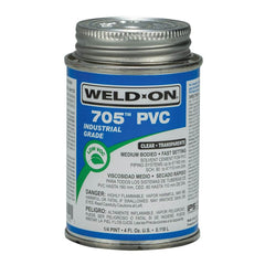 IPS CORPORATION 668817 Weld-On 10100 PVC 705 Clear Industrial Grade Cement Quarter Pint