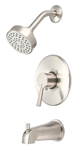 Pioneer T-2370-BN tub and shower trim set with 1.75 GPM single function shower head