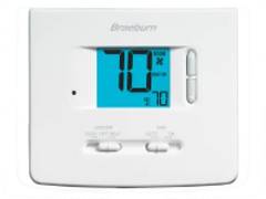 Braeburn 1220 Thermostat Economy Non-Programmable 2H/C HP