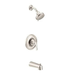 Moen T5153EPSRN Seena Single Handle Multi Function Bathtub & Shower Faucet in Spot Resist Satin Nickel (Trim Only)