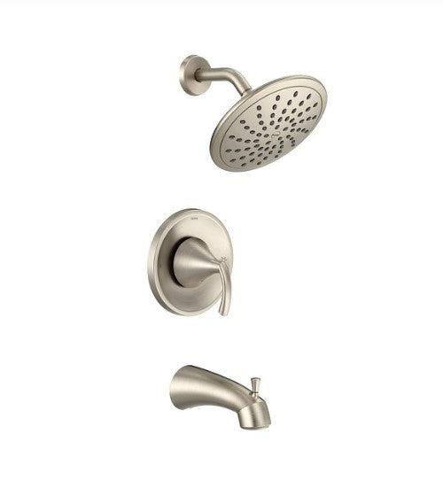 Moen T2843EPBN Glyde One Handle Single Function Bathtub & Shower Faucet in Brushed Nickel (Trim Only)