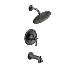 Moen T2283EPBL Dartmoor One Handle Single Function Bathtub & Shower Faucet in Matte Black (Trim Only) MPN T2283EPBL