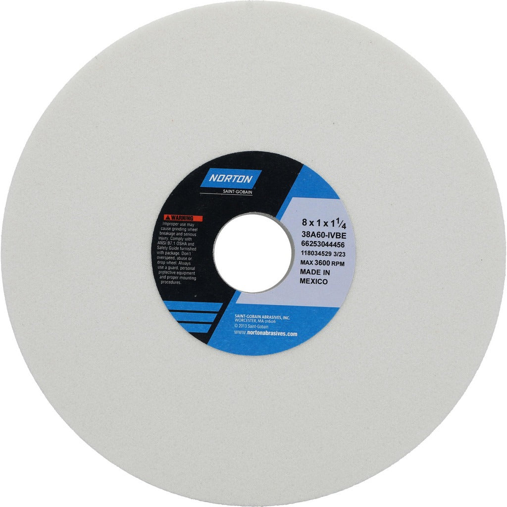 NORTON Norton 66253044456 Surface Grinding Wheel 8in 60 Grit