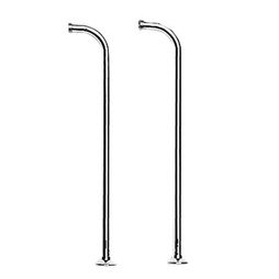 Newport Brass 3-226/56 Tub Riser Fairfield 2 Floor Mount 3/4 Inch Flat Black Brass for 934/1014