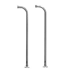 Newport Brass 3-226/56 Tub Riser Fairfield 2 Floor Mount 3/4 Inch Flat Black Brass for 934/1014