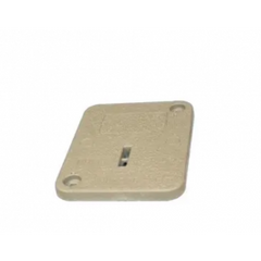 QUAZITE PC1212CA0017 Standard Enclosure Cover With (2) Bolts, 12 Inch Length x 12 Inch Width x 3/4 Inch Depth