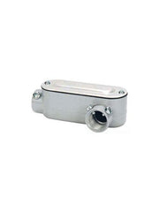 Steel Electric Products LL2CA 3/4 Inch Die-Cast Enameled Copper Free Aluminum 90 Degrees Hub Type LL Conduit Body