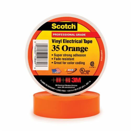 3M 054007-10869 Premium Grade Electrical Tape 600 VAC 3/4 in x 66 ft