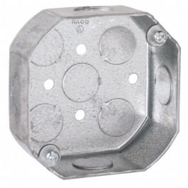 RACO 125 Octagon Metal Box, 4 Inch