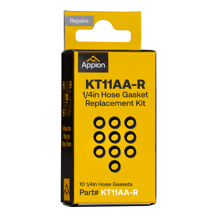 Appion KT11AA-R Hose Gasket Kit, 1/4 Flare MegaFlow (Pack of 10)