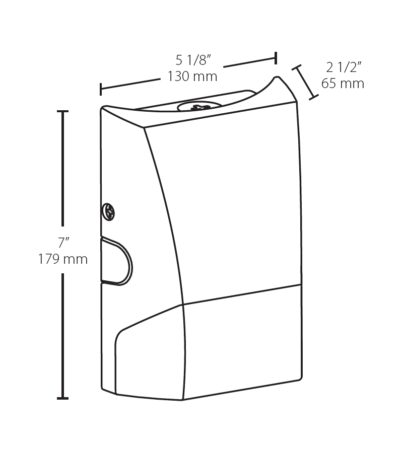 RAB LIGHTING Rab Lighting BRISKS11L Brisk 9 W Wallpack BRISKS11L