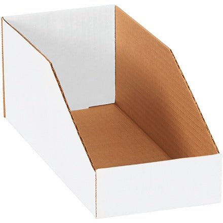 BSC PREFERRED Bsc Preferred BINMT512 White Corrugated Bin Boxes 50PK