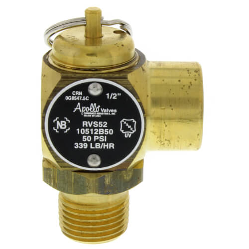 Apollo Valves 10-512-B50 Steam Relief Valve 50 psi