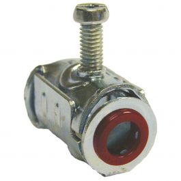 RACO 2800 Cable Connector CBL 1/2In Steel Electro-Plated Zinc