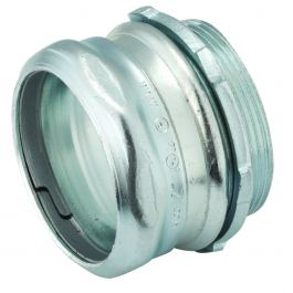 RACO 2908 Compression Connector Uninsulated Steel 2 In Trade Size