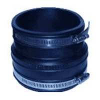 Fernco 1060-150 1060 Series 1-1/2 in. Socket Straight PVC Flexible Coupling