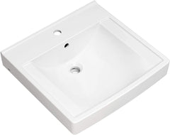 American Standard 9134001EC.020 Decorum 21 x 20-1/4 in. Rectangular Wall Mount Bathroom Sink in White