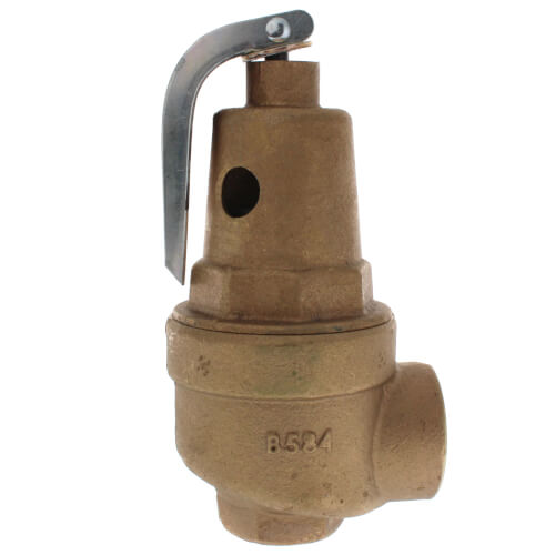 Apollo Valves 10-605-10 1 Inch FNPT RVW60 Hot Water Relief Valve 1956000 BTU Bronze 50 PSIG