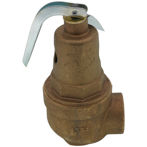 Apollo Valves 10-615-12 1 FNPT x 1-1/4 FNPT RVW61 2657000 BTU Bronze Hot Water Relief Valve 60 psi