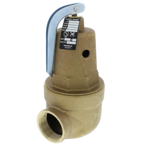 Apollo Valves 10-616-10 1-1/4 inch FNPT x 1-1/2 inch FNPT RVW61 3,969,000 BTU Bronze Hot Water Relief Valve