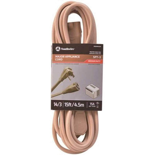 Southwire 3536SW3323 Appliance Extension Cord 15 ft