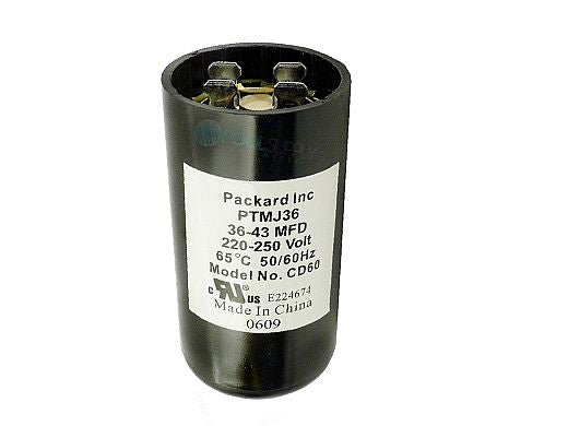 US SEAL BC36M250S US Seal Capacitor 36/43 MFD 250 Volt