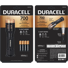 Duracell 7128-DF700  Aluminum Zoom Focus LED Flashlight, 700 Lumens, 4-AAA