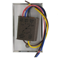 Daikin 107112101 3Spd WallMnt Fan Speed Switch