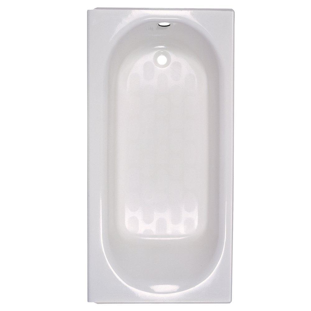 American Standard 2390.202.020 Princeton 60 x 30 in Soaker Alcove Bathtub Left Drain White